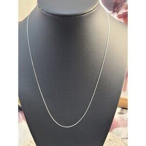 Sterling Silver Rolo Chain 18" 925 Italy Classic Link Necklace Unisex Minimalist